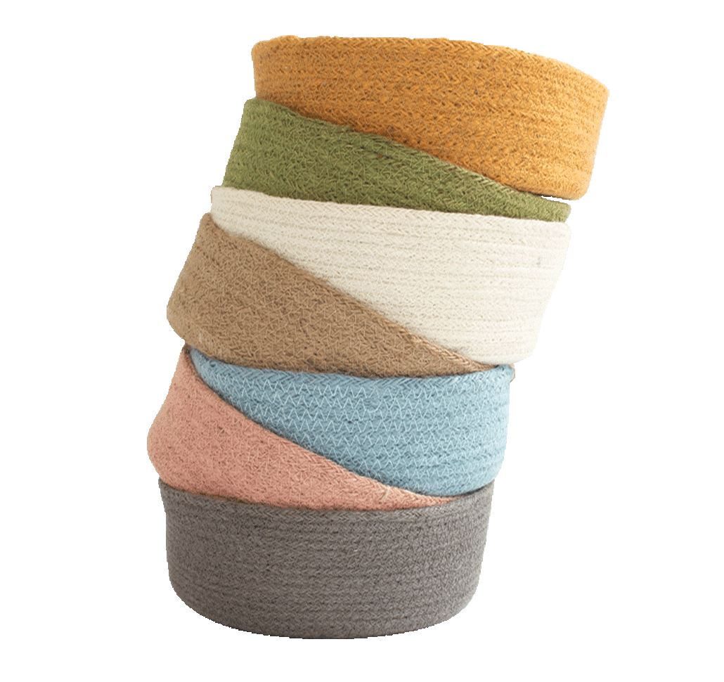 Straight Jute Bowl 7pc