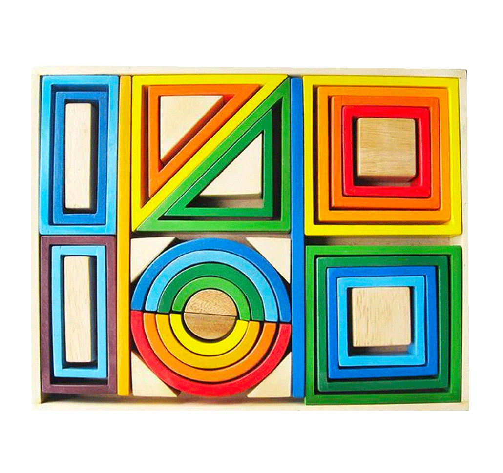 Nesting Blocks Rainbow