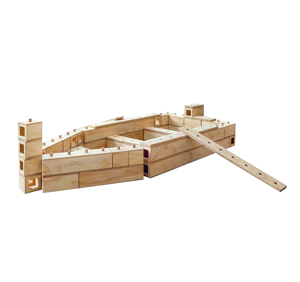 Boat Connector Wooden Blocks Kit