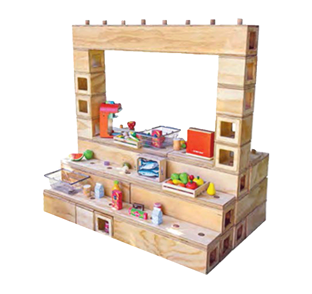 Shop Connector Wooden Blocks Kit
