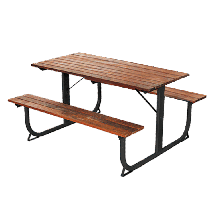 Seat & Bench Combination Rectangle Table