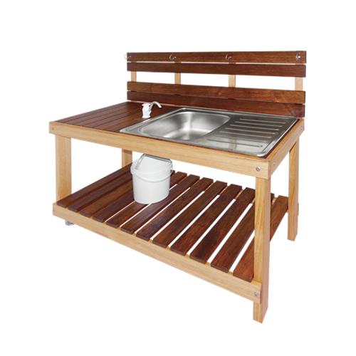 Mud Kitchen with Backboard
