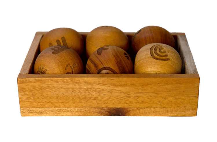 Aboriginal Dough Rolling Balls by Simone Hills