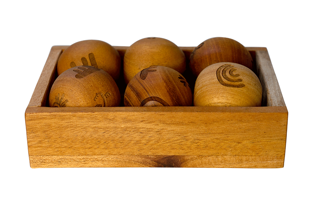 Aboriginal Dough Rolling Balls by Simone Hills