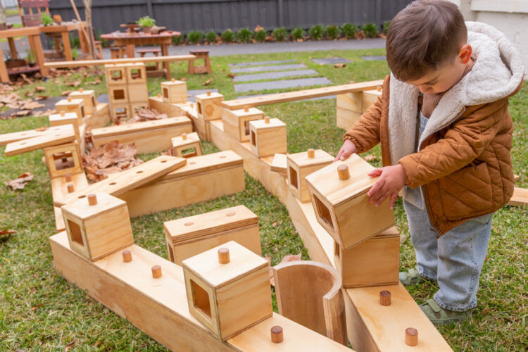 Boat Connector Wooden Blocks Kit