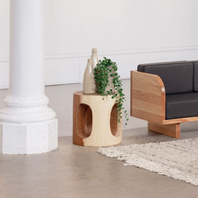 Round Tree Stump Stool