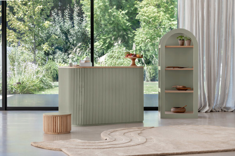 Fluted Market Stand Sage
