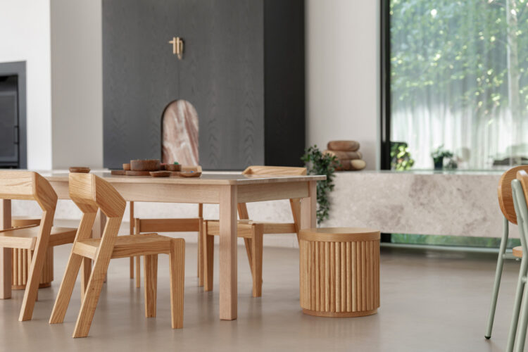 Tas Oak Hardwood Rectangle Table 1200×750mm