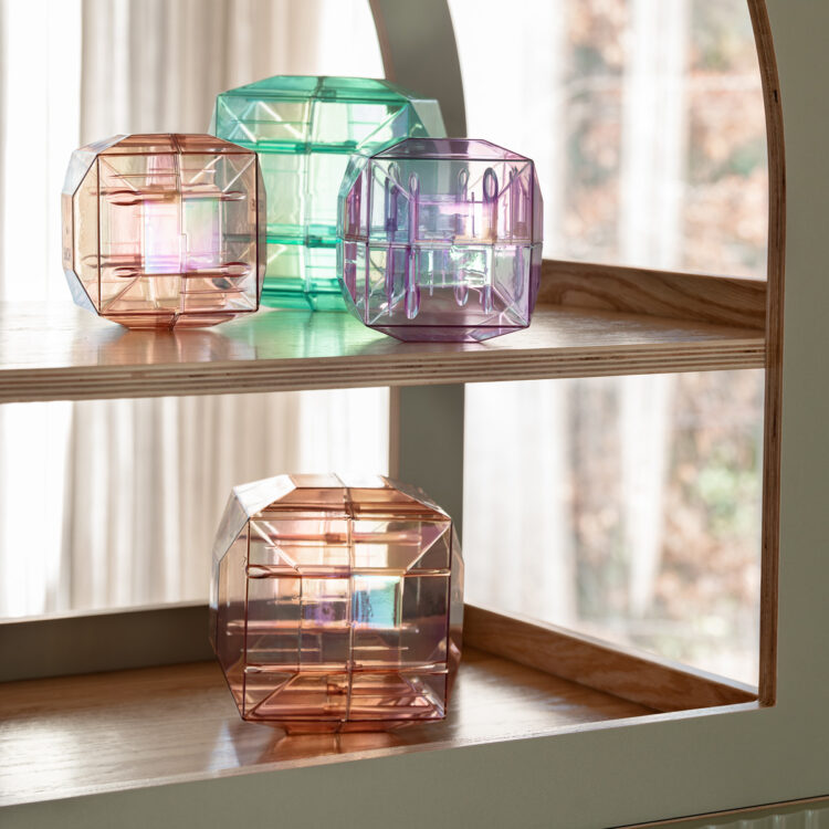 Translucent Faceted Boulders 12pc