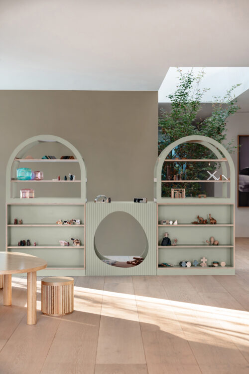 Arched Cabinet – Sage
