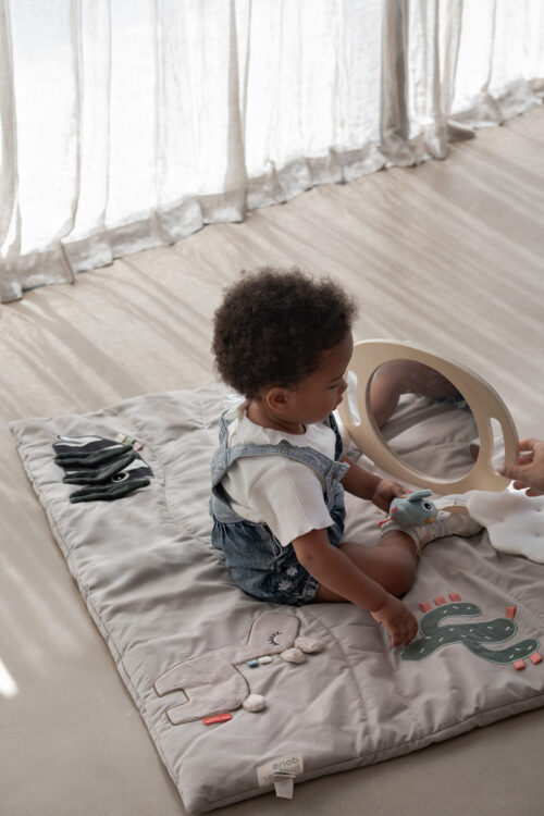 Handheld Wooden Mirror