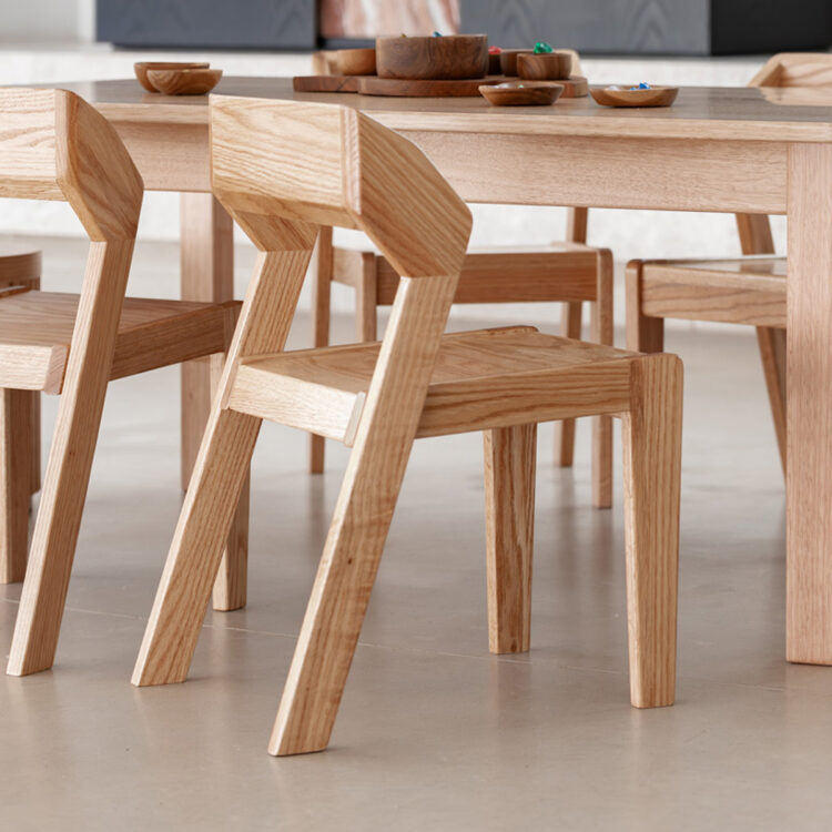 Oak Alfie Stacking Chair