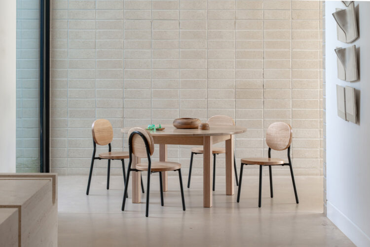 Oak Ottie Stackable Chair