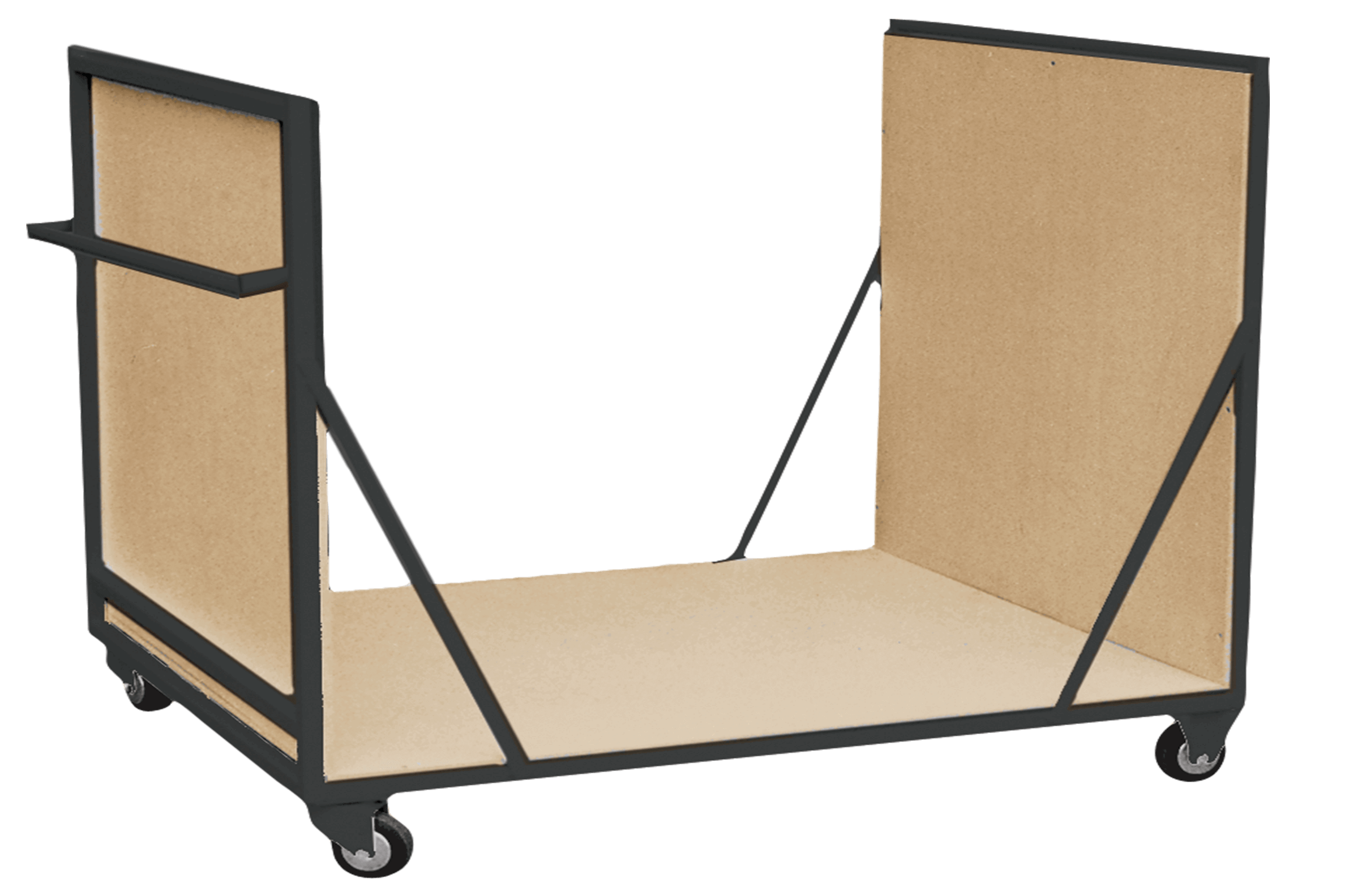 Wooden Outdoor Block Trolley