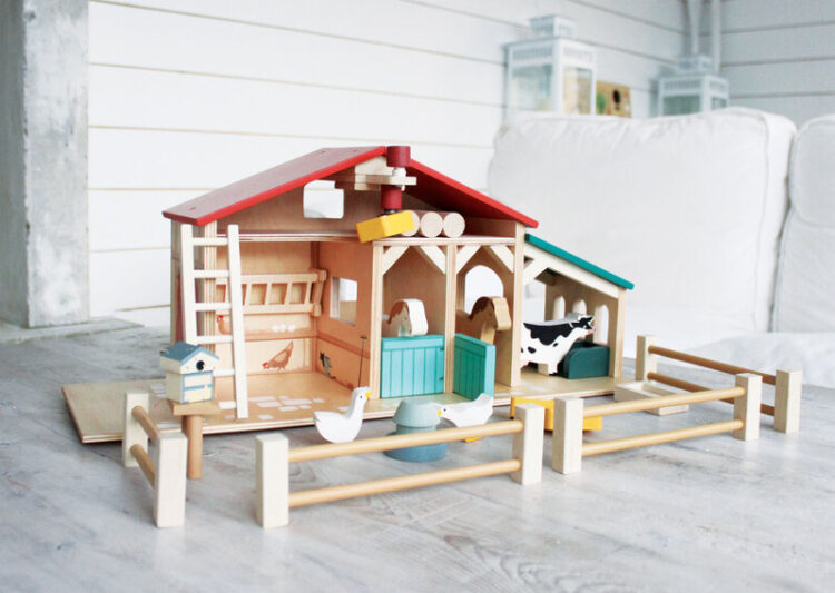 Wooden Farm Set