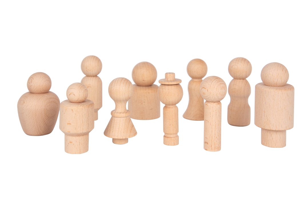 Wooden Community Figures