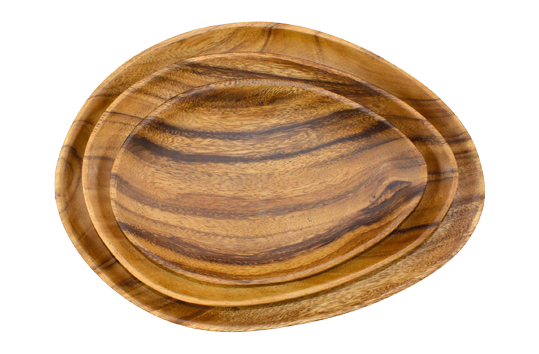Acacia Plate Large
