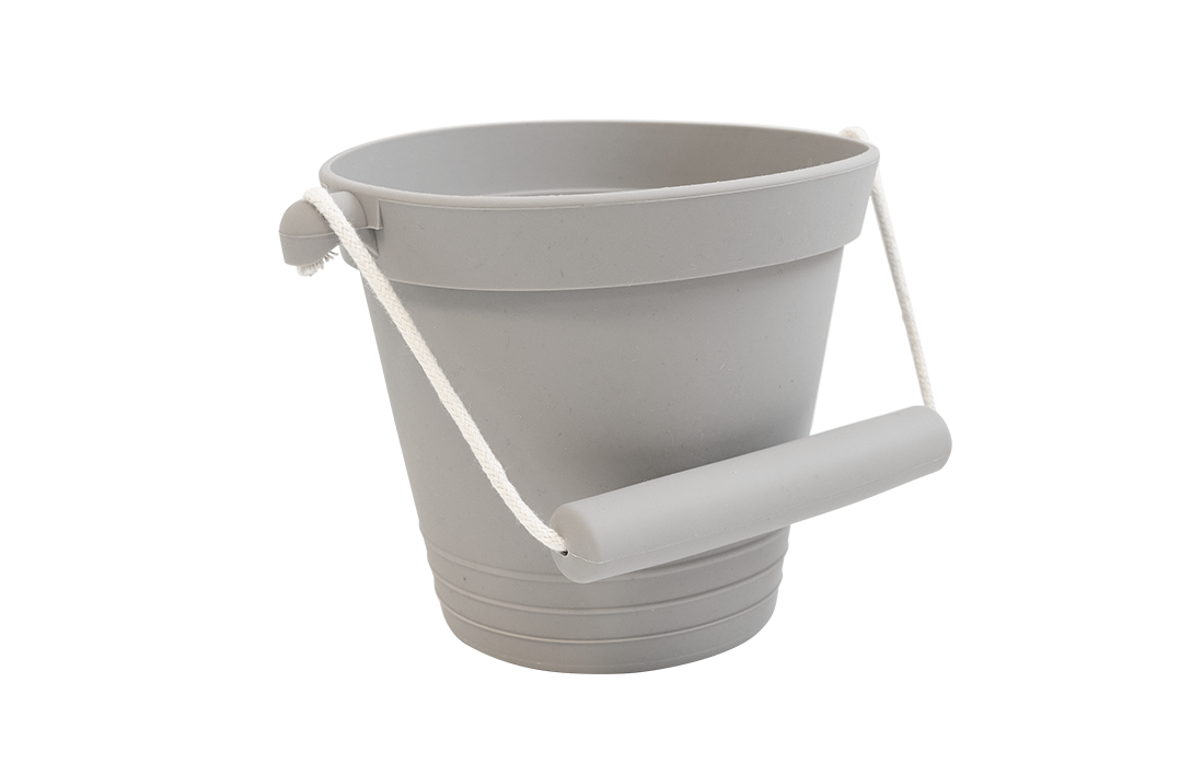 Silicone Bucket Stone Grey