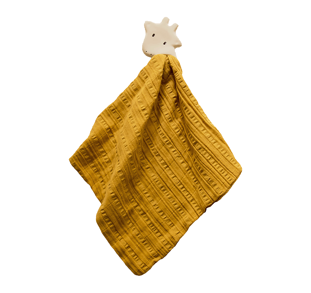 Giraffe Teether with Muslin Comforter
