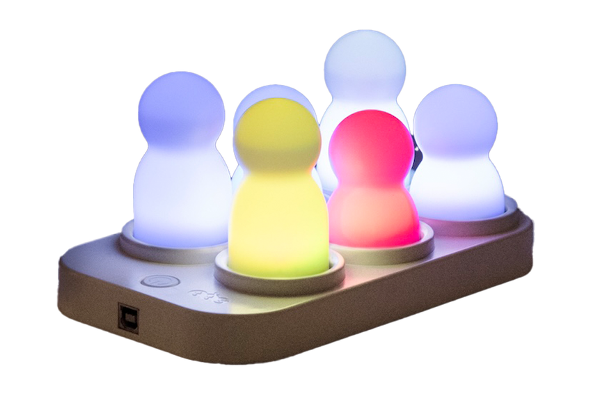 Glow People 6pc with Docking Station 8pc