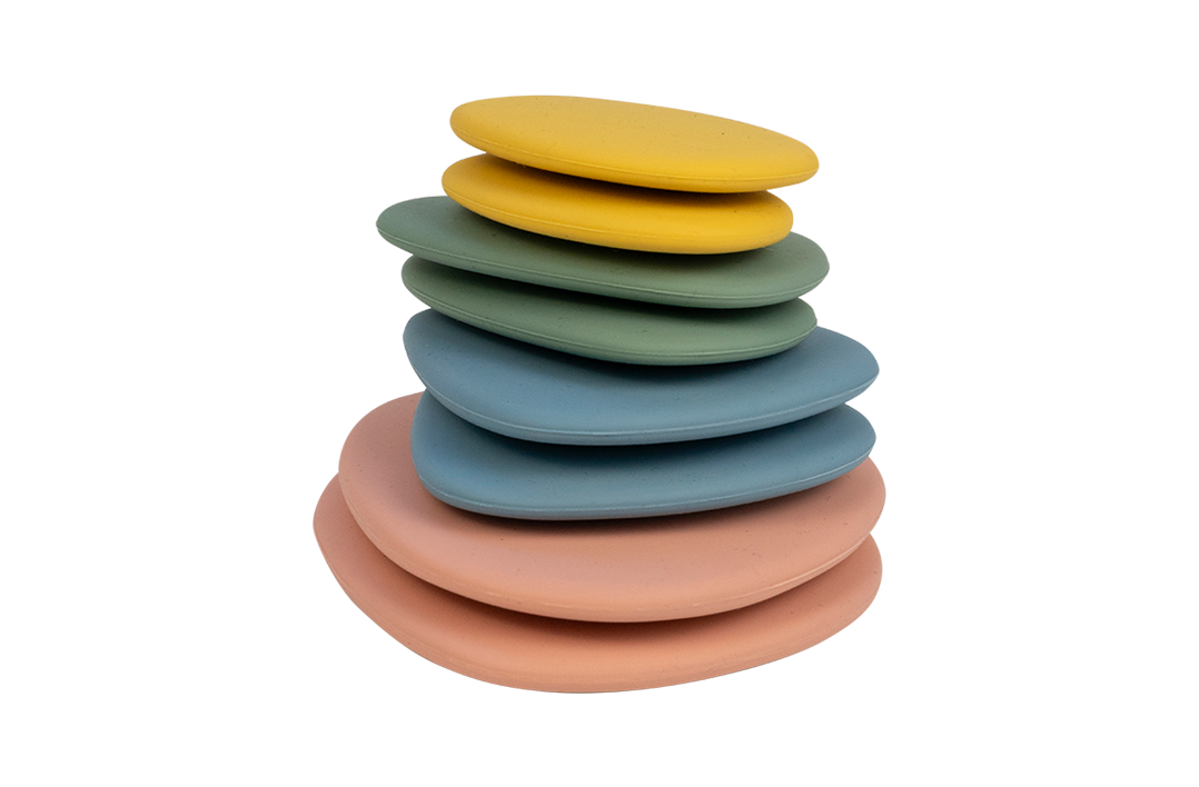 Silicone Pebbles 8pc