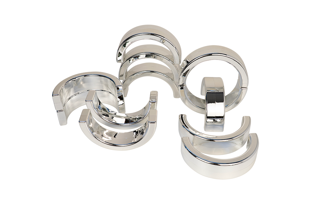 Metallic Silver Stacking Arches 12pc