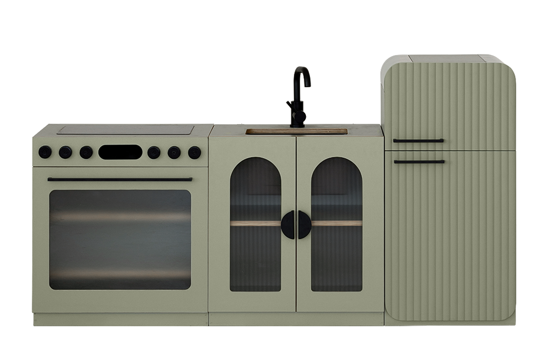 Fluted Home Corner Set Sage
