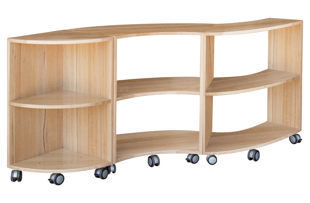 Tas Oak Curved Flexispace Set: 780mm