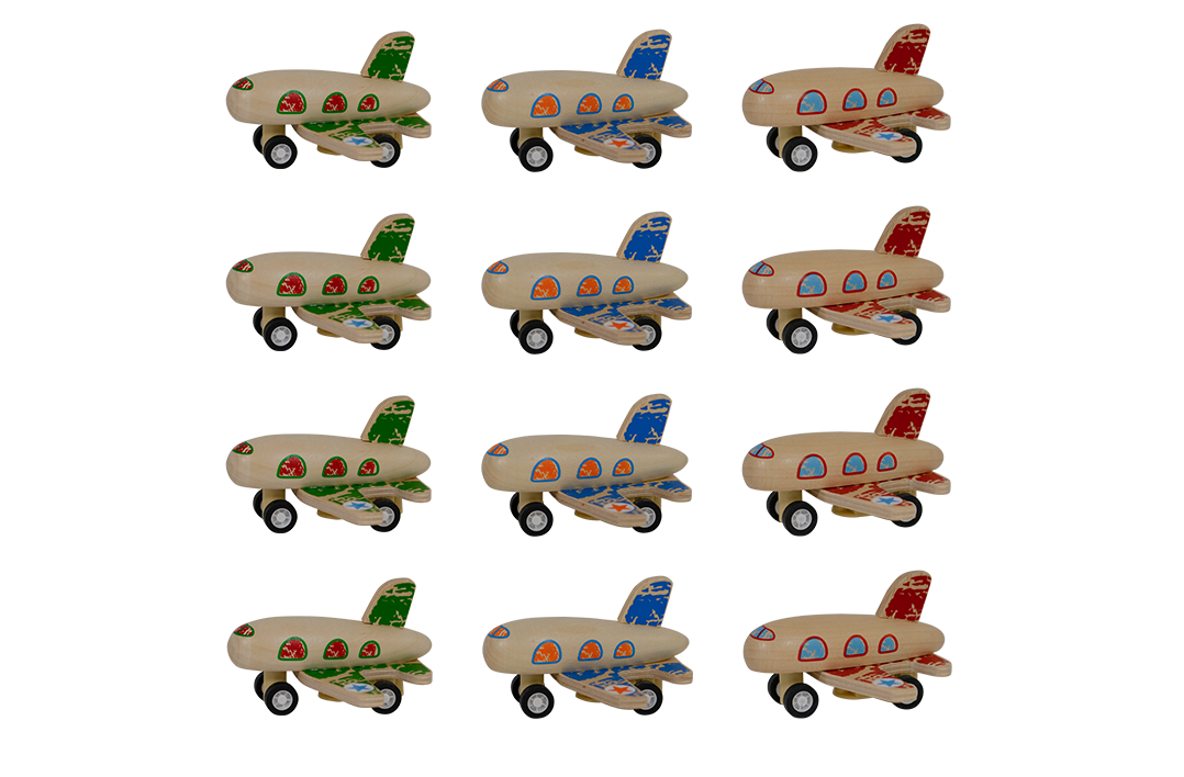 Pull Back Plane 12pc