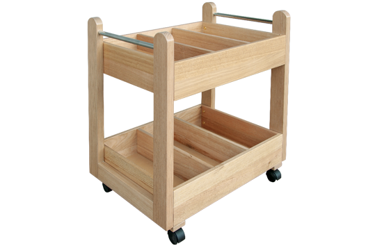 Oak Hobby Trolley