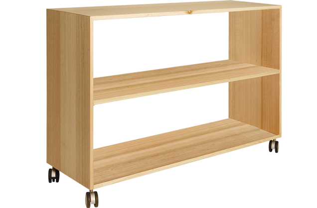 Tas Oak Flexispace Open Back 2 Shelf