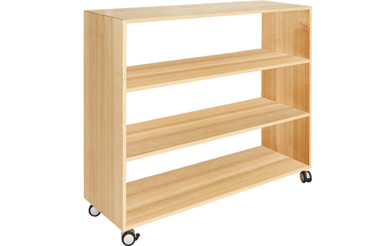Tas Oak Flexispace Shelf Open Back Tall