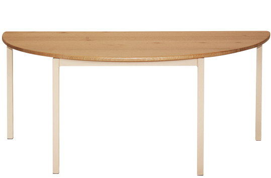 Tas Oak Hardwood Half Round Table