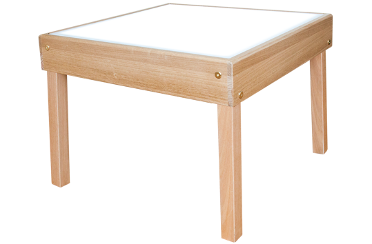 Oak Square Light Table