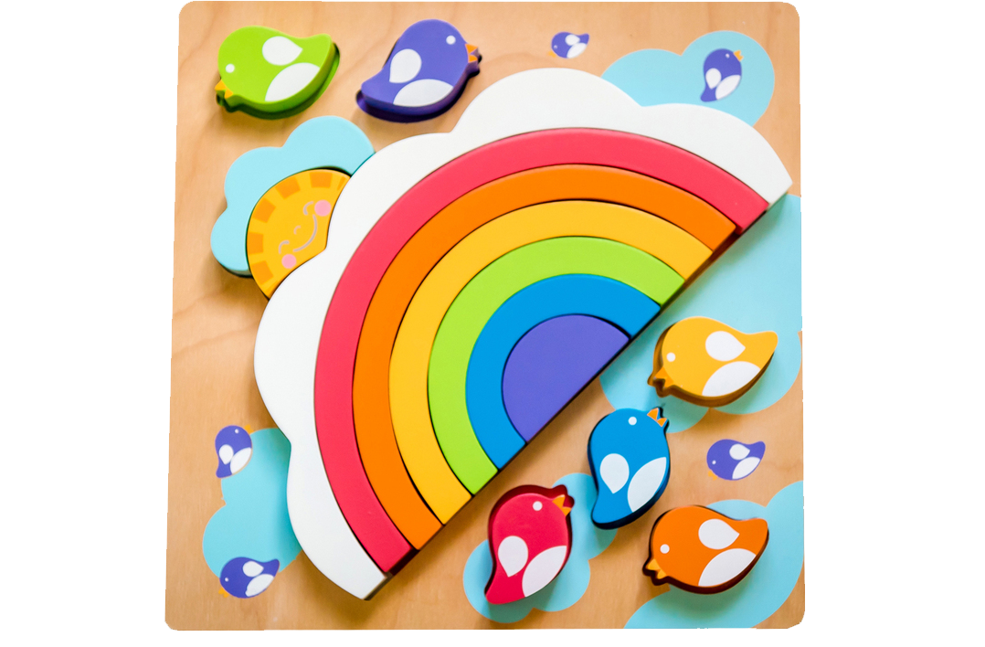 Large Sun & Rainbow Puzzle