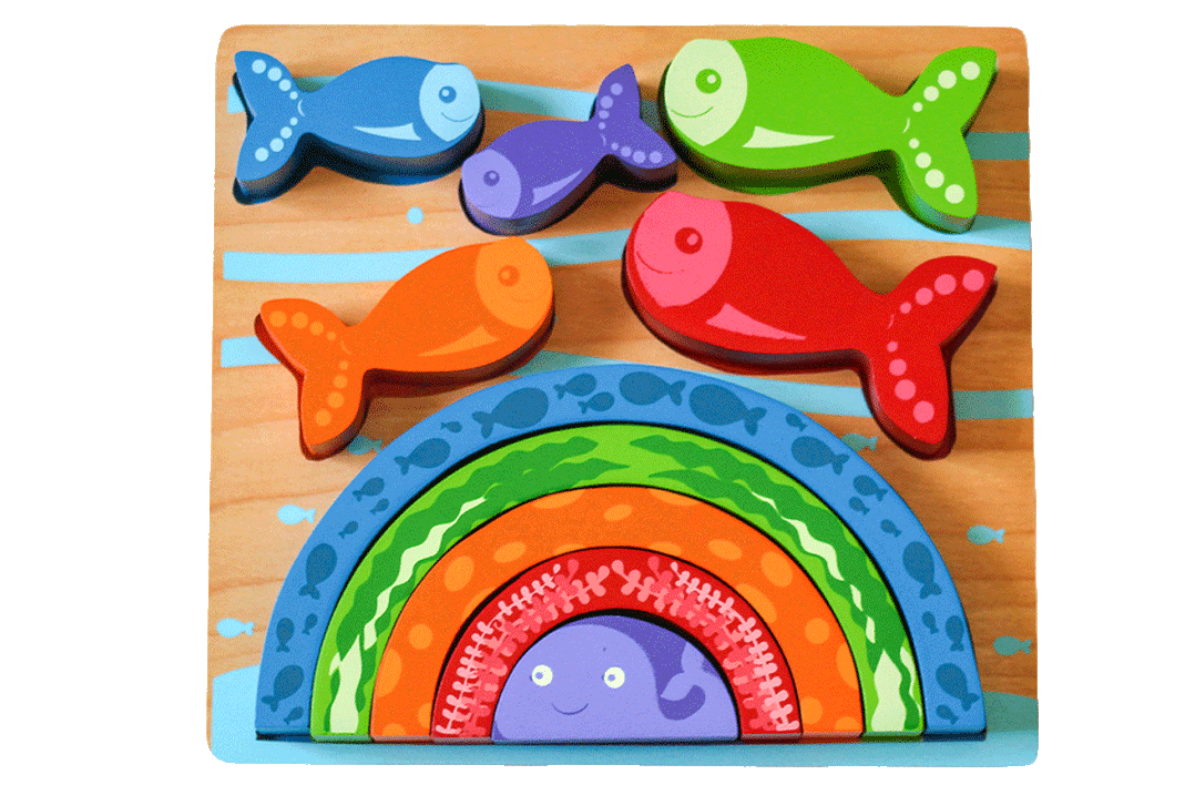 Rainbow Fish Puzzle