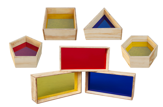 Perspex Blocks & Shapes 7pc