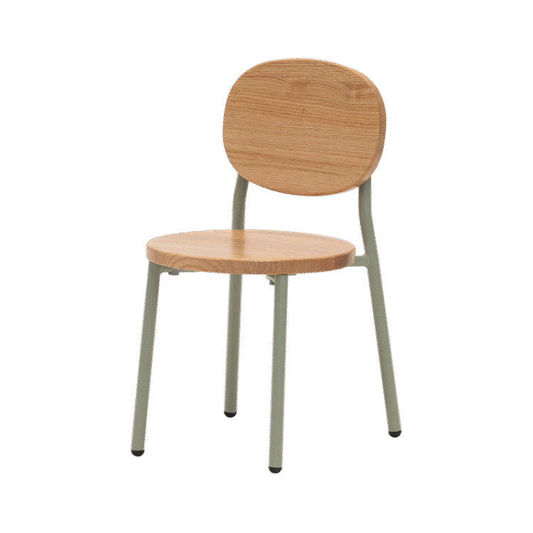 Oak Ottie Stackable Chair