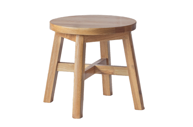 Oak Round Stool