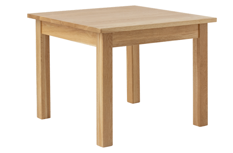 Oak Hardwood Square Table