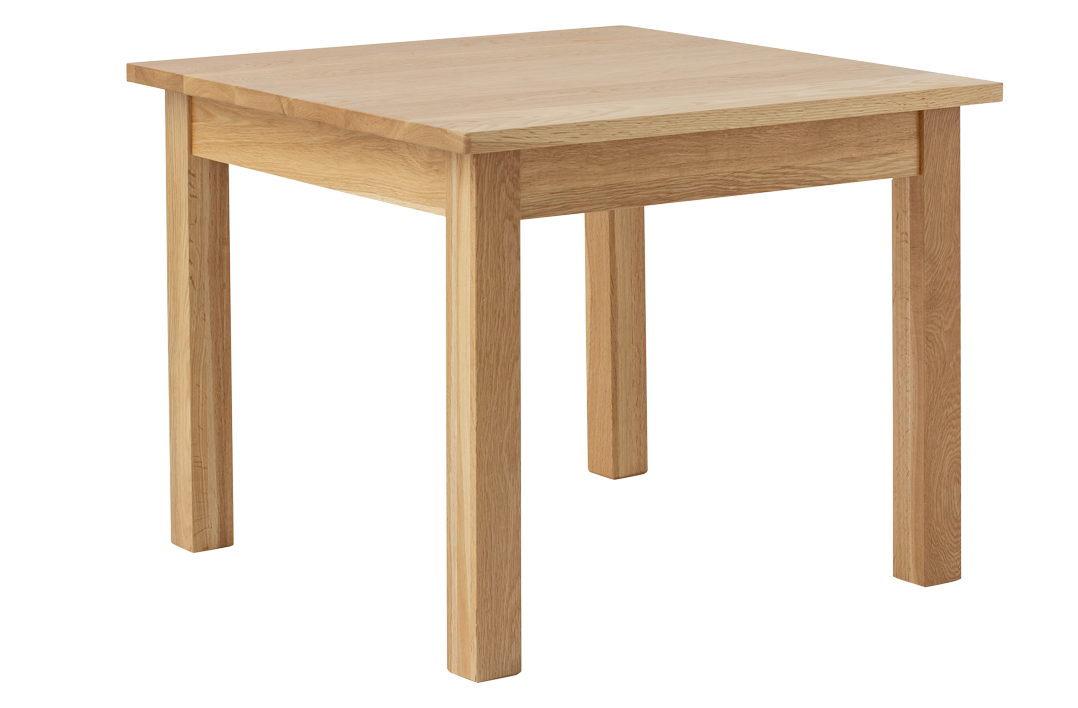 Oak Hardwood Square Table