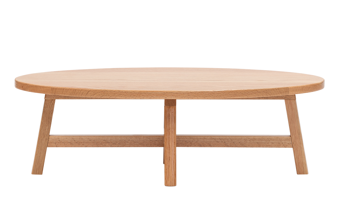 Oak Oval Coffee Table