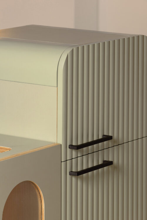 Fluted Fridge Sage