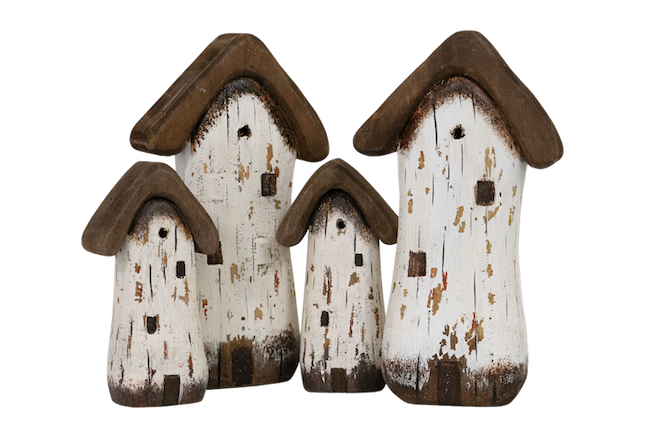 Wooden House 4pc