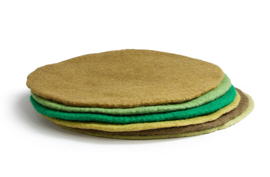 Felt Landscape Mats 6pc