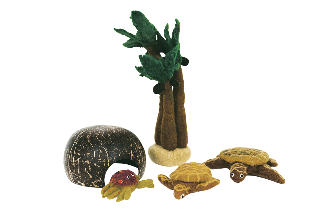Felt Turtle Island Play Set