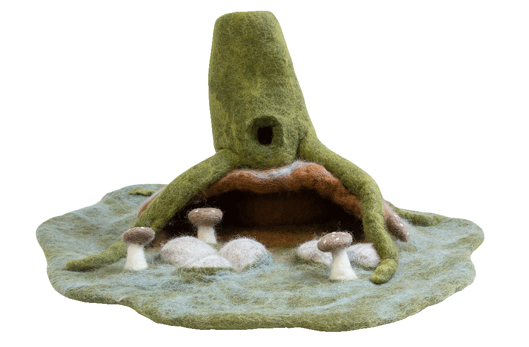 Felt Forest Caves Play Mat