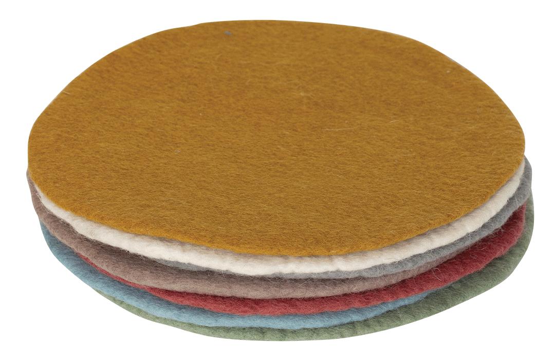 Felt Mats Earth 7pc