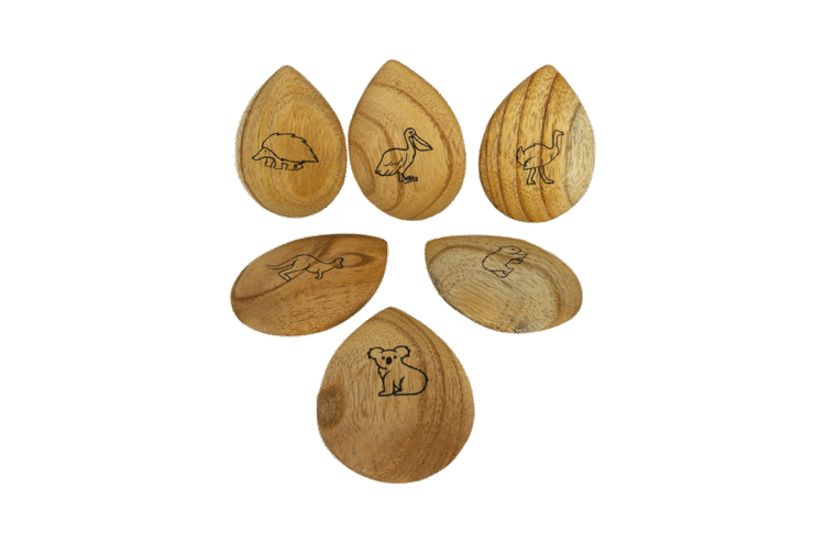 Australian Animal Pebbles 6pc