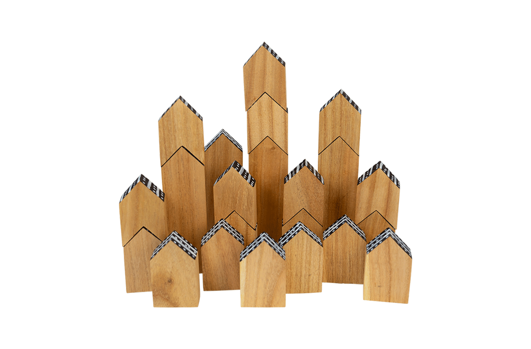 City Scape Pattern Blocks 22pc